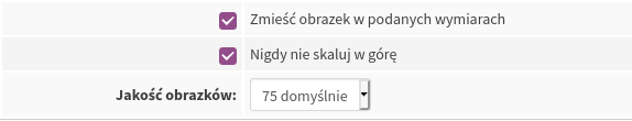 4 Dodatkowe opcje ustawień obrazków
