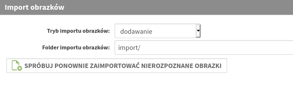 8 Ustawienia Importu obrazków