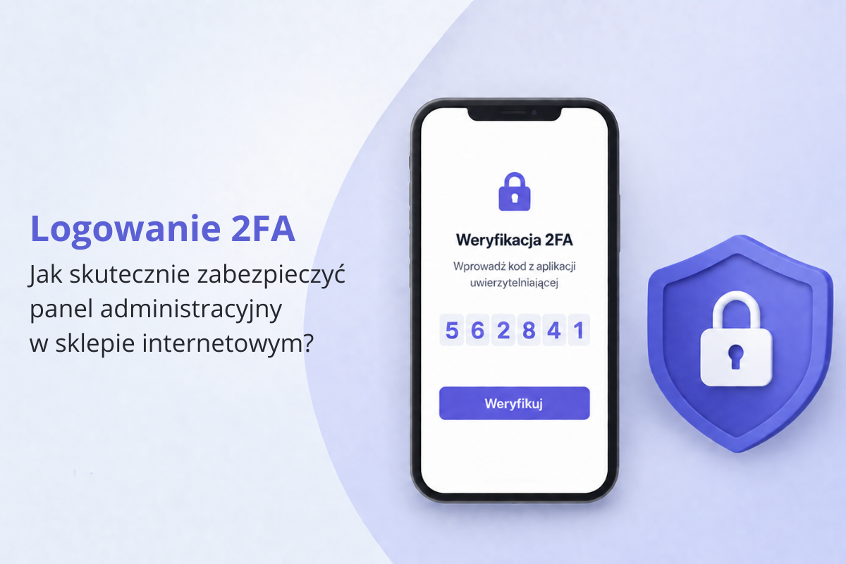 Logowanie 2FA w sklepie internetowym.